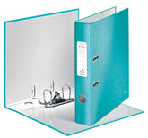 Leitz 180 WOW Lever Arch File Laminated Paper on Board A4 50mm Spine Width Ice Blue (Pack 10) 10060051 DD